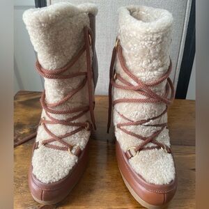 Veronica Beard Elfred Shearling Booties/Size 9.5